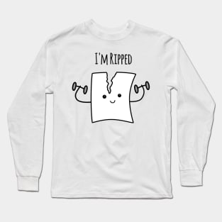 'I'm Ripped' (Light Edition) Long Sleeve T-Shirt